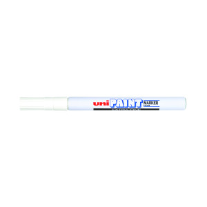 Unipaint+PX-203+Paint+Marker+Fine+Bullet+White+%2812+Pack%29+508341000