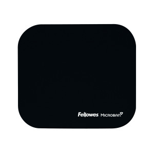 Fellowes+Microban+Antibacterial+Mouse+Mat+Black+5933905