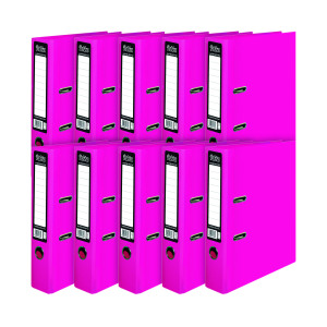 Pukka+Brights+Lever+Arch+File+A4+Pink+%2810+Pack%29+BR-7764