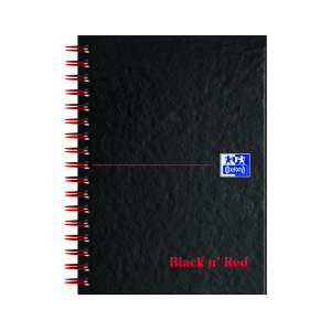 Black+n%26apos%3B+Red+Wirebound+Hardback+Ruled+Notebook+A6+%28Pack+of+5%29+100080448