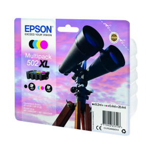 Epson+502XL+Ink+Cartridge+Multipack+Binoculars+CMYK+C13T02W64010