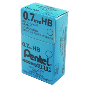 Pentel+0.7mm+HB+Mechanical+Pencil+Lead+%28Pack+of+144%29+50-HB