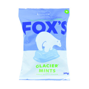 Foxs+Glacier+Mints+Sharing+Bag+200g+%28No+artifical+colours+or+flavours%29+%28Pack+of+12%29+0401004