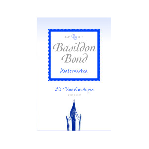 Basildon+Bond+Blue+Envelope+95+x+143mm+%28200+Pack%29+100080064