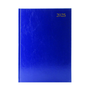 Desk+Diary+Day+Per+Page+A4+Blue+2025+KFA41BU25