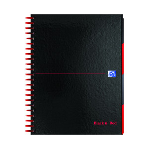 Black+n%26apos%3B+Red+Hardback+Wirebound+Project+Book+200+Pages+A4%2B+%28Pack+of+3%29+100080730