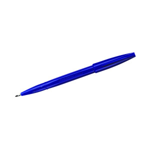 Pentel+Sign+Pen+Fibre+Tip+Blue+%28Pack+of+12%29+S520-C
