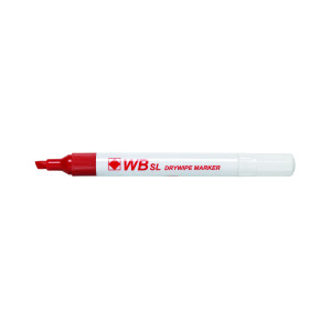 Red+Whiteboard+Markers+Chisel+Tip+%28Pack+of+10%29+WX26037