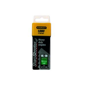 Stanley+SharpShooter+Heavy+Duty+10mm+3%2F8in+Type+G+Staples+%28Pack+of+1000%29+1-TRA706T