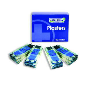 Wallace+Cameron+Blue+Detectable+Pilferproof+Plasters+%28Pack+of+150%29+1206008
