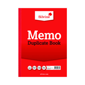 Silvine+Duplicate+Memo+Book+A4+%286+Pack%29+614-T
