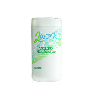 2Work+Telephone+Cleaning+Wipes+%28100+Pack%29+DB50347