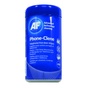 AF+Phone-Clene+Telephone+Wipes+Tub+%28100+Pack%29+APHC100T