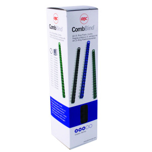 GBC+CombBind+A4+10mm+Binding+Combs+Black+%28Pack+of+100%29+4028175