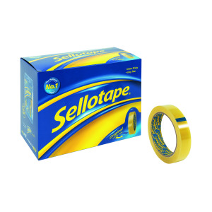 Sellotape+Original+Golden+Tape+24mmx66m+%2812+Pack%29+1443268
