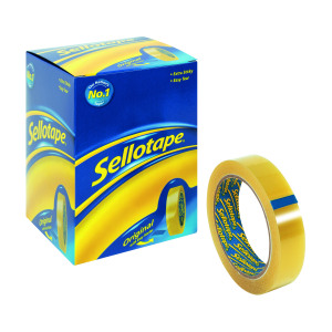 Sellotape+Original+Golden+Tape+24mm+x+50m+%286+Pack%29+1443266