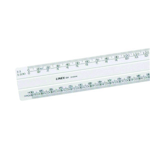 White+30cm+Linex+Flat+Scale+Ruler+1%3A1-500+%28Comes+with+colour+coded+inserts+for+ease+of+use%29+LXH+433