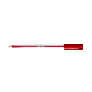 Initiative+Ballpoint+Pen+Medium+Red+With+Stainless+Steel+Ball+%2850+Pack%29
