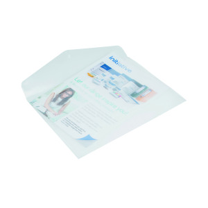 Initiative+Polypropylene+Press+Stud+Document+Wallets+A4+150+Sheet+Capacity+Clear+%2810+Pack%29