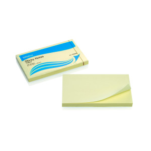 Initiative+Sticky+Notes+76x127mm+5x3+inches+Yellow+%2812+Pack%29