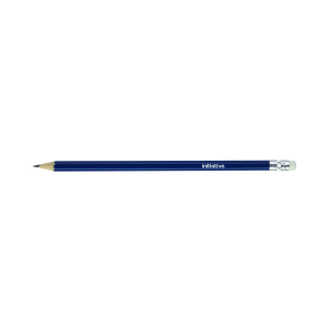 Initiative+HB+Eraser+Tip+Pencil+With+Blue+Hexagonal+Barrel+%2812+Pack%29