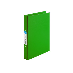Initiative+Polypropylene+Coated+Board+2+Ring+Binder+25mm+Capacity+A4+Green+%2810+Pack%29