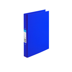 Initiative+Polypropylene+Coated+Board+2+Ring+Binder+25mm+Capacity+A4+Blue+%2810+Pack%29