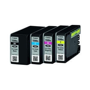 Canon+PGI-1500XL+Inkjet+Cartridges+Multipack+High+Yield+Cyan%2FMagenta%2FYellow%2FBlack+9182B004