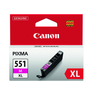 Canon+CLI-551M+XL+High+Yield+Inkjet+Cartridge+Magenta+6445B001