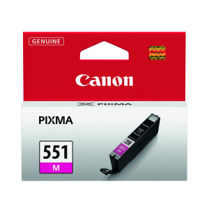 Canon+CLI-551M+Inkjet+Cartridge+Magenta+6510B001