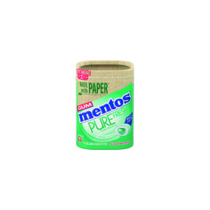 Mentos+Pure+Fresh+Spearmint+Gum+x50+pieces+Paper+Bottle+%28Pack+of+6%29+9063001