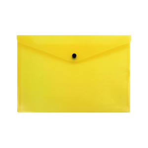 Q-Connect+Polypropylene+Document+Folder+A4+Yellow+%28Pack+of+12%29+KF03595