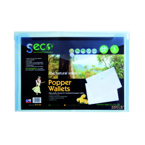 Stewart+Superior+Eco+Biodegradable+Wallet+A4+Blue+%285+Pack%29+30085-BU