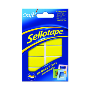 Sellotape+Sticky+Fixers+Removable+Pads+20mmx40mm+%2810+Pack%29+1445286