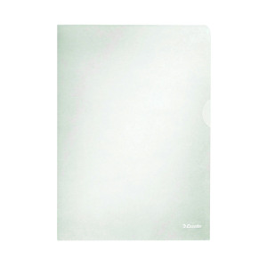Esselte+Embossed+Folders+A4+Clear+%28100+Pack%29+54832