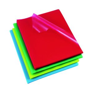 Rexel+Cut+Flush+Folders+Polypropylene+A4+Assorted+%28Pack+of+100%29+12216AS
