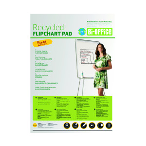 Bi-Office+Earth+Plain+Flipchart+Pad+A1+40+Sheet+%285+Pack%29+FL0111801