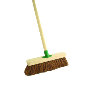 Coco+Soft+Broom+with+Handle+12+inch+F.01%2FBlack+T%2FC4