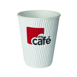 MyCafe+8oz+Ripple+Wall+Hot+Cups+%28Pack+of+500%29+HVRWPA08V