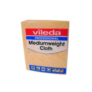 Vileda+Medium+Weight+Cloth+Yellow+%28Pack+of+10%29+106402