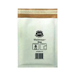 Jiffy+Mailmiser+Size+0+140x195mm+White+MM-0+%28100+Pack%29+JMM-WH-0
