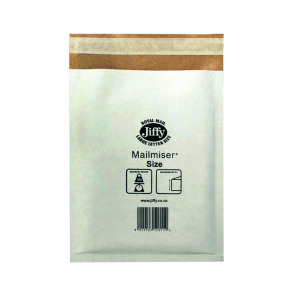 Jiffy+Mailmiser+Size+1+170x245mm+White+MM-1+%28100+Pack%29+JMM-WH-1