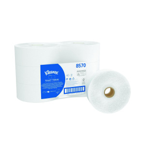 Kleenex+Jumbo+Toilet+Tissue+White+190m+%286+Pack%29+8570