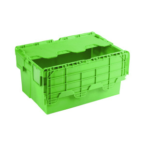 Attached+Lid+Container+54L+Green+360330