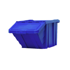 VFM+Blue+Heavy+Duty+Recycle+Storage+Bin+with+Lid+369044