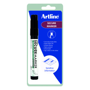 Artline+Secure+Redacting+Marker+Black+EKSC4-C1