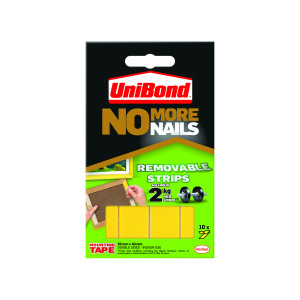 No+More+Nails+Removable+Adhesive+Strips+20x40mm+Yellow+%28Pack+of+10%29+781739