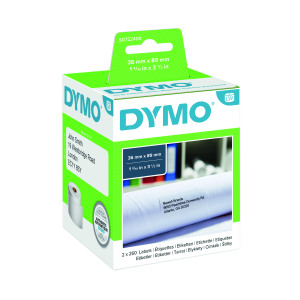 Dymo+99012+LabelWriter+Large+Address+Labels+36mm+x+89mm+White+%28Pack+of+520%29+S0722400