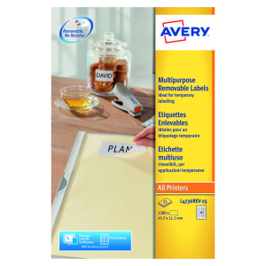 Avery+Removable+Labels+48+Per+Sheet+White+%28Pack+of+1200%29+L4736REV-25