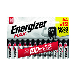 Energizer+Max+AA+Battery+%28Pack+of+12%29+E303324900